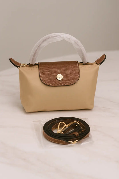 Mini Nylon Dumpling Bun Non Perforated Single Shoulder Women&