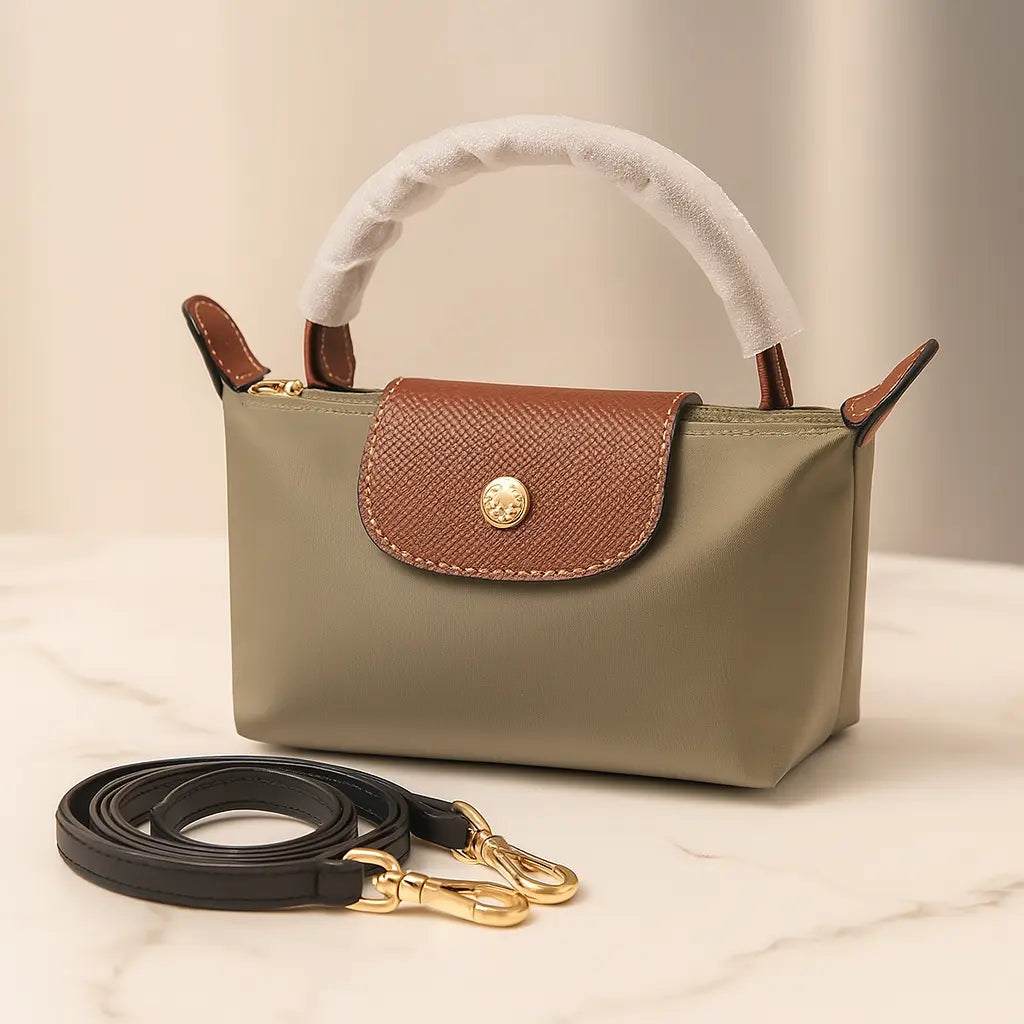 Mini Nylon Dumpling Bun Non Perforated Single Shoulder Women&
