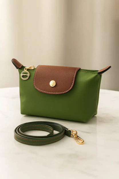 Mini Nylon Dumpling Bun Non Perforated Single Shoulder Women&