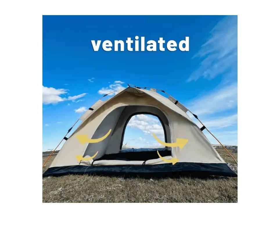 Outdoor Automatic Quick-opening Tent Automatic Rainproof Sunshine-proof Tent Fishing Beach Sunshine Shelter 4 person tents