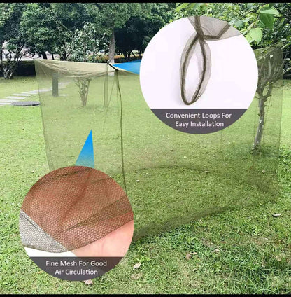 Camping Tent Net - Mosquito Mesh Camping Tent for Outdoor Travel, Hiking, Backpacking, Fishing, and Picnics