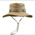 Summer Bucket Hat for Men - Outdoor UV Protection Wide Brim Panama Safari Hunting Hiking Mesh Fisherman Beach Cap
