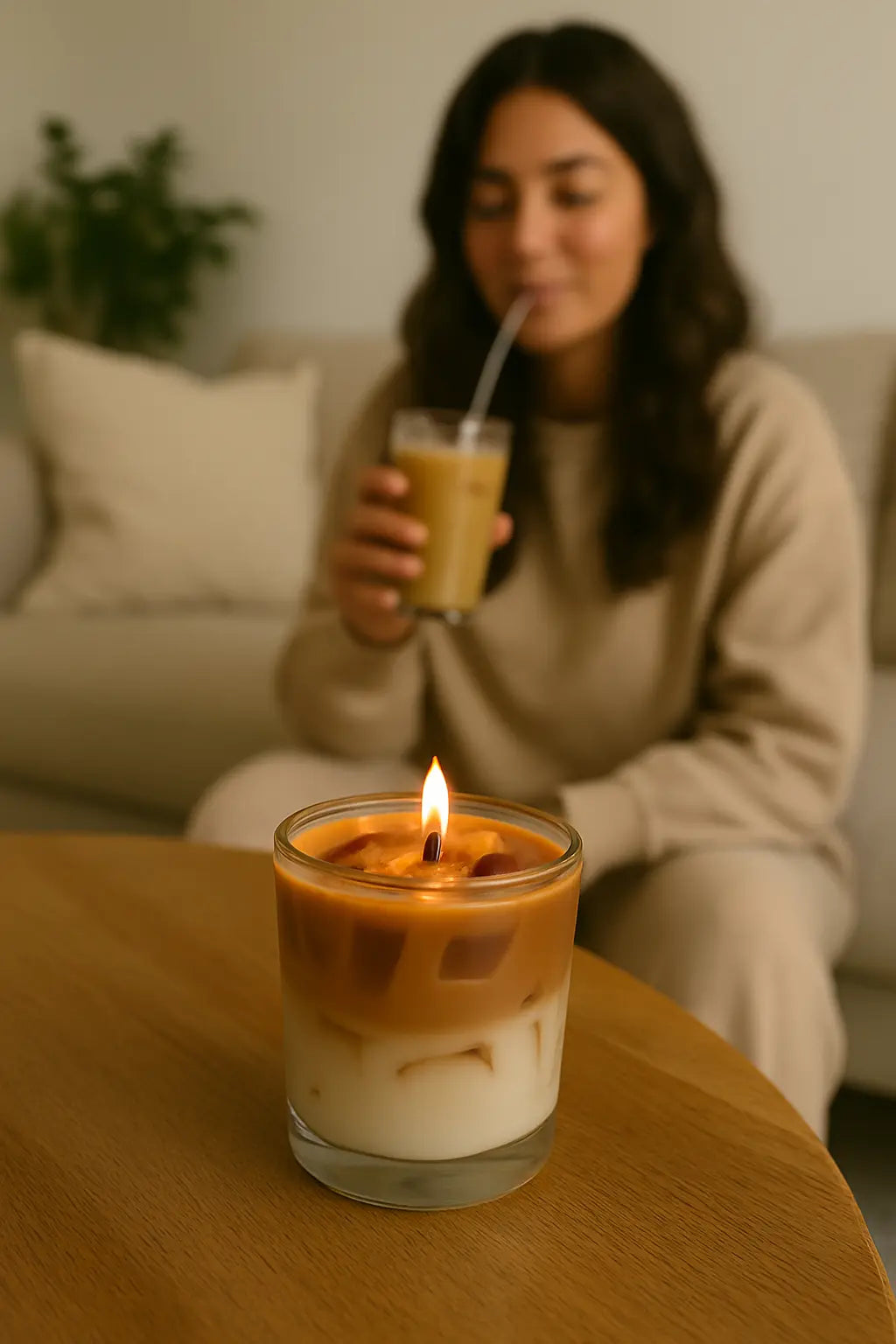 Matcha Latte Scented Candle, Indoor Decoration, Birthday Gift, Companion Gift, High-level Creative Fragrance - Novarashop