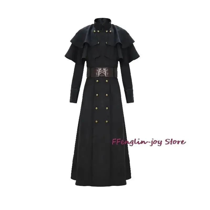 2025 New Halloween Medieval Hooded Robe Plague Doctor Costume Mask Hat for Men Monk Cosplay Steampunk Priest Horror Wizard C ❤ ❤ Novara Shop