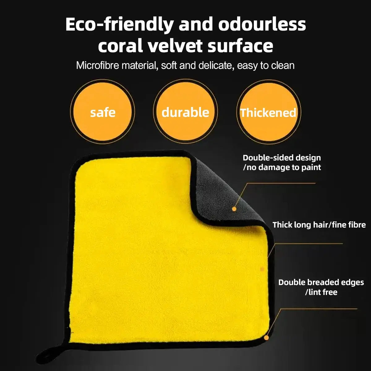 Car Cleaning Towel | Coral Fleece Towel | Novara Shop