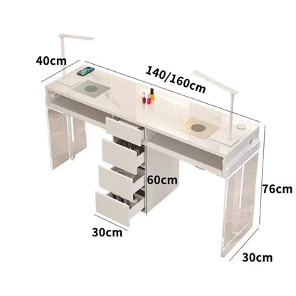 Nail Supplies Equipment Acrylic Tables for Professional Manicure Novara Shop