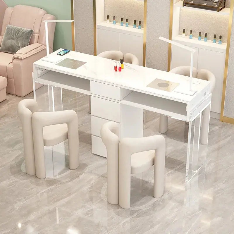Nail Supplies Equipment Acrylic Tables for Professional Manicure Novara Shop