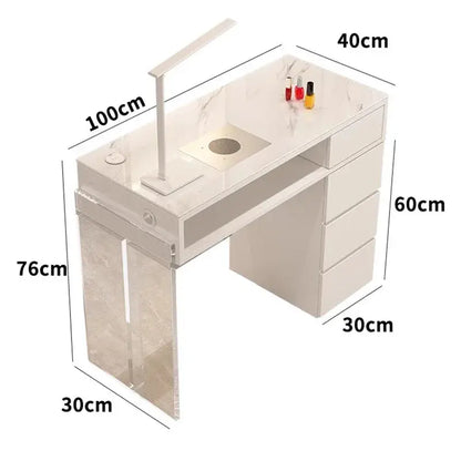Nail Supplies Equipment Acrylic Tables for Professional Manicure Novara Shop