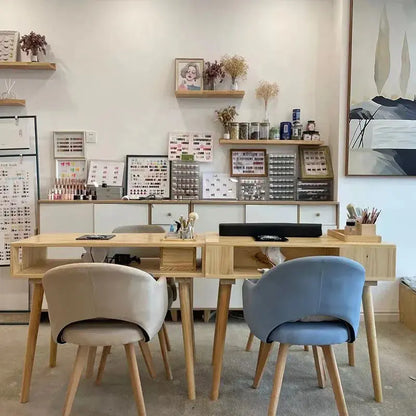 Nail Salon Equipment Furniture Supplies Beauty Table Nails Dust Collector Hair Supply Professional Tech Mesas De Manicura Novara Shop