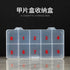 10Grids Nails Art Organizer Box Storage Tool For False Nail Tips Glitter Rhinestone Tools 2 Size Plastic Empty Fake Nail Storage Novara Shop