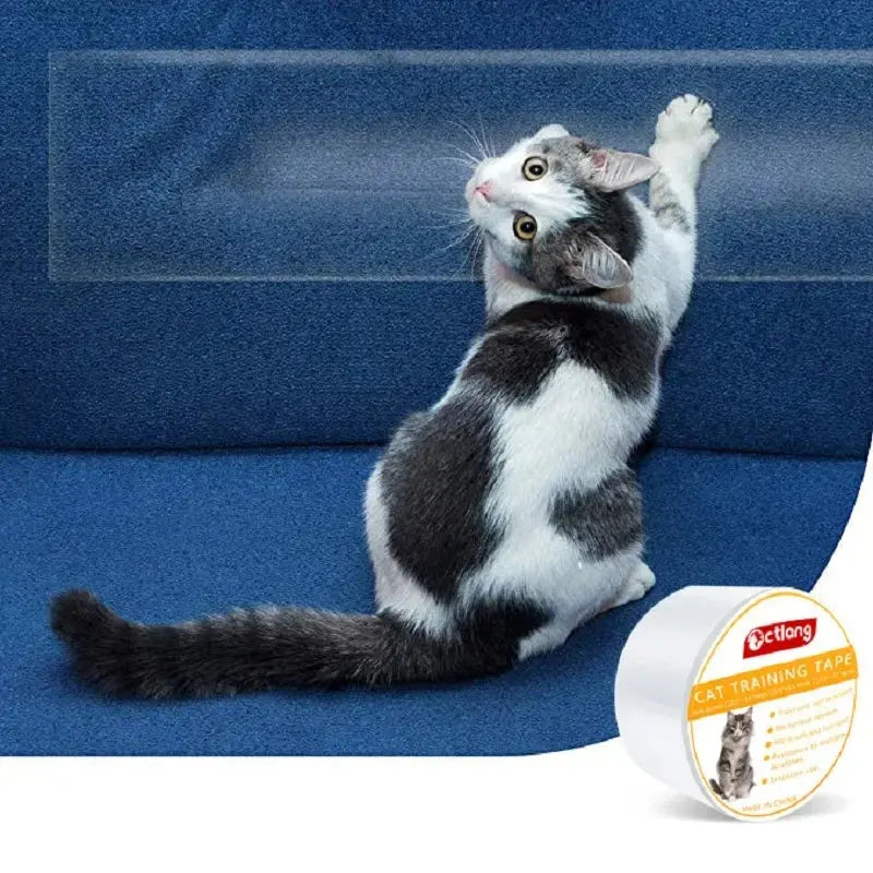 1 Roll Cat Scratching Guard Sofa Protector Pet Claw scratch Cat Training Tape Supplies Climb Anti-bite Home Decoration Novara Shop