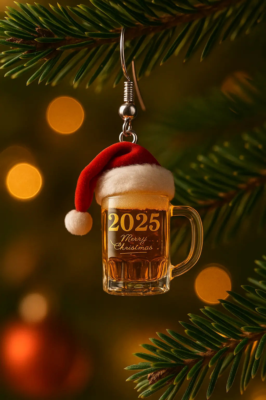 Christmas Beer Earrings | Stylish Christmas Earrings | Novara Shop