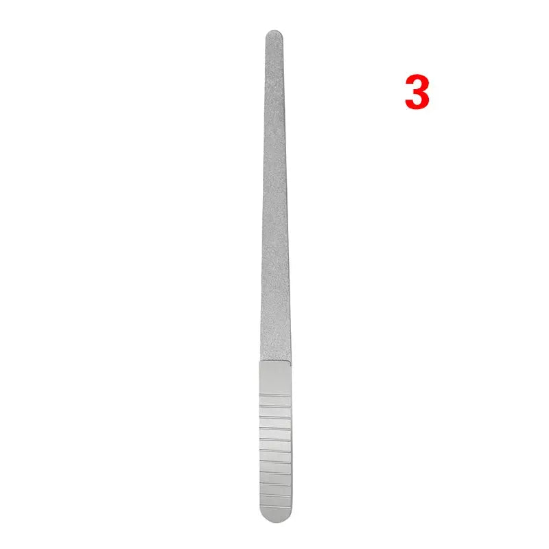 Professional Nail File Stainless Steel Polishing Block Sanding For Nail Manicure Supplies Tools Art Beauty Finger Toe Care Tool Novara Shop