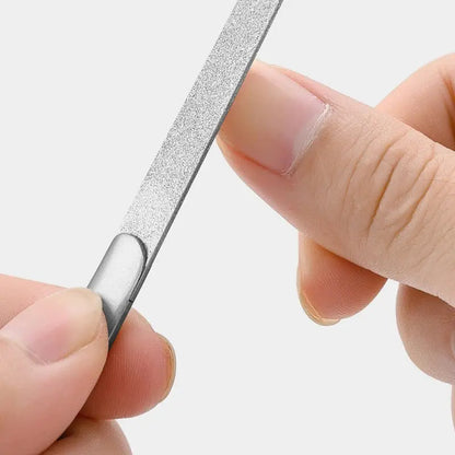 Professional Nail File Stainless Steel Polishing Block Sanding For Nail Manicure Supplies Tools Art Beauty Finger Toe Care Tool Novara Shop