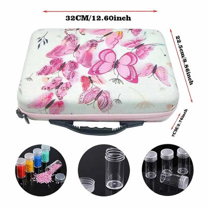 Diamond painting tools set of organizer bag nail art storage round bottle dispensing bag handbag Novara Shop