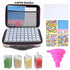 Diamond painting tools set of organizer bag nail art storage round bottle dispensing bag handbag Novara Shop