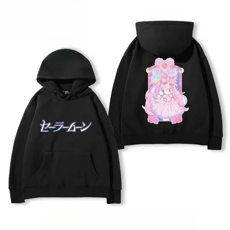 Trend Sailor Moon 2025 New Hot Joint Hooded Sweater Men and Women Teenagers Autumn and Winter Versatile Casual Trend Top Novara Shop