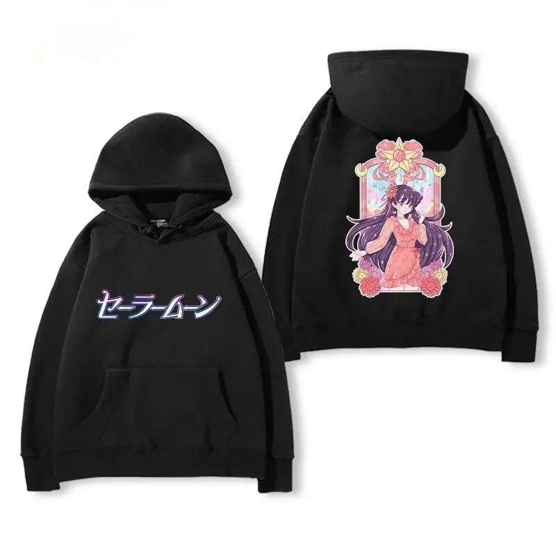 Trend Sailor Moon 2025 New Hot Joint Hooded Sweater Men and Women Teenagers Autumn and Winter Versatile Casual Trend Top Novara Shop