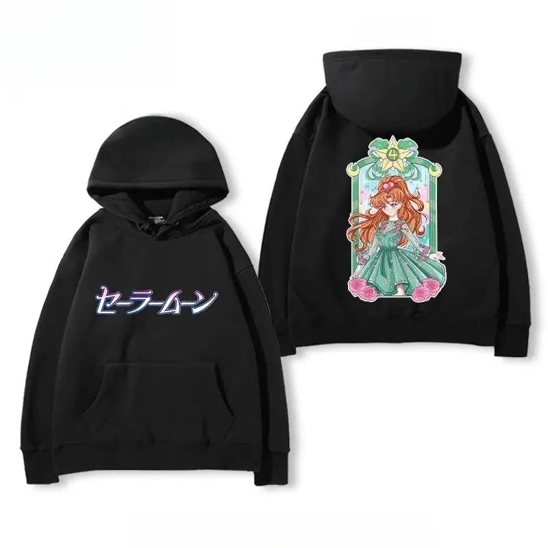 Trend Sailor Moon 2025 New Hot Joint Hooded Sweater Men and Women Teenagers Autumn and Winter Versatile Casual Trend Top Novara Shop