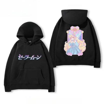 Trend Sailor Moon 2025 New Hot Joint Hooded Sweater Men and Women Teenagers Autumn and Winter Versatile Casual Trend Top Novara Shop