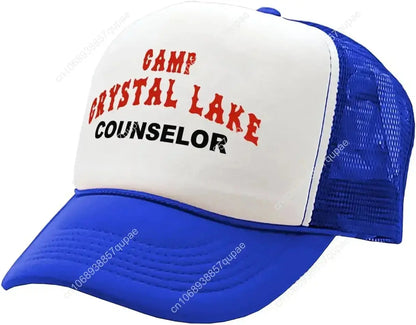 Camp Crystal Lake Counselor - Halloween - Vintage Retro Style Trucker Cap Hat Novara Shop