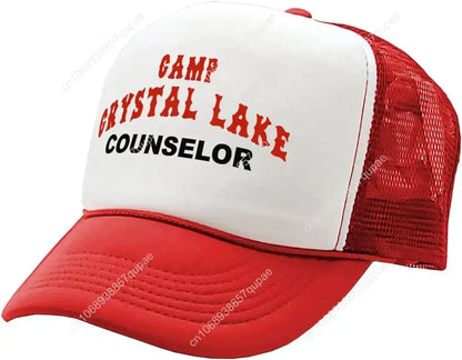 Camp Crystal Lake Counselor - Halloween - Vintage Retro Style Trucker Cap Hat Novara Shop
