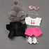 15-17cm Labubu Clothing Doll Suit Gd Concert Same Style Cat Headgear Hat Clothing Set Accessories Clothes Korean Idol Fans Gifts Novara Shop