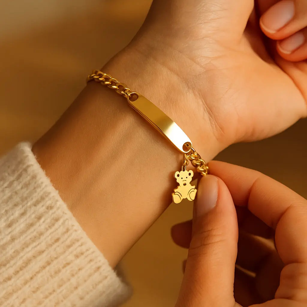 Personalized Titanium Bracelet | DIY Text Bracelet | Novara Shop