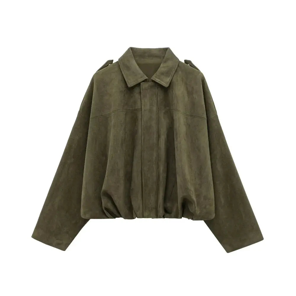 Faux Suede Jacket | Women&
