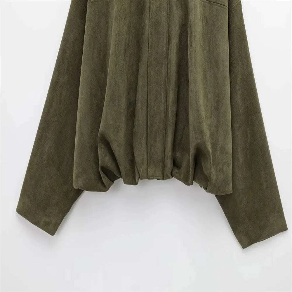 Faux Suede Jacket | Women&