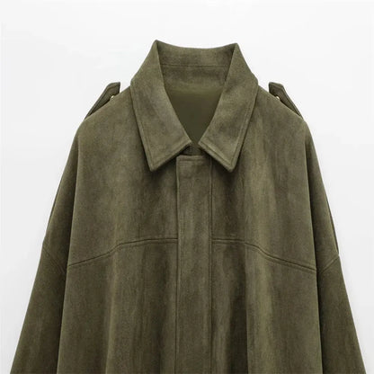 Faux Suede Jacket | Women&