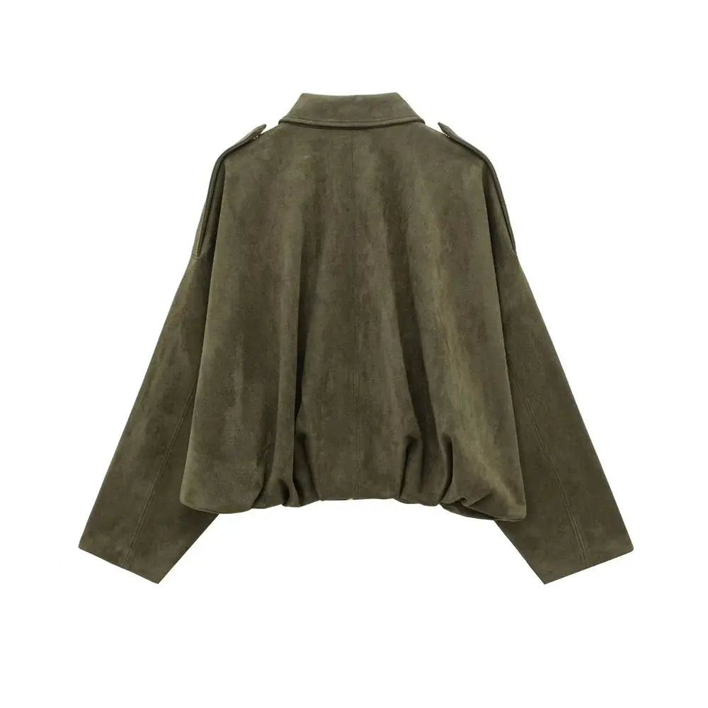 Faux Suede Jacket | Women&