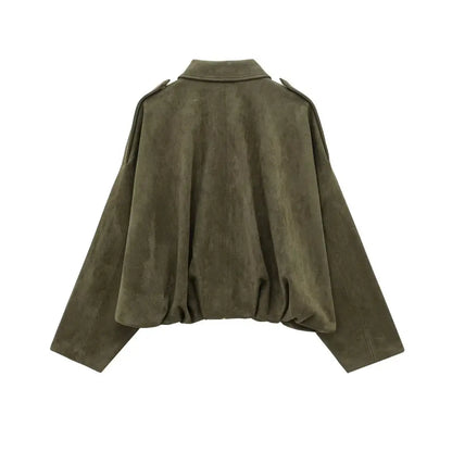Faux Suede Jacket | Women&