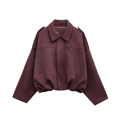Faux Suede Jacket | Women&