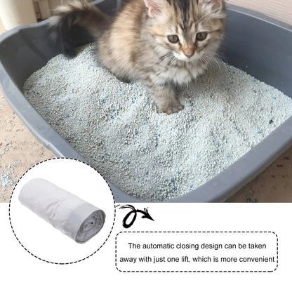 20Pcs Cat Litter Bag Premium Plastic Large Capacity Pet Supp