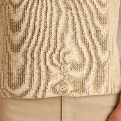Autumn Winter V-Neck Knit Vest Threble Niche Cropped Knitwear