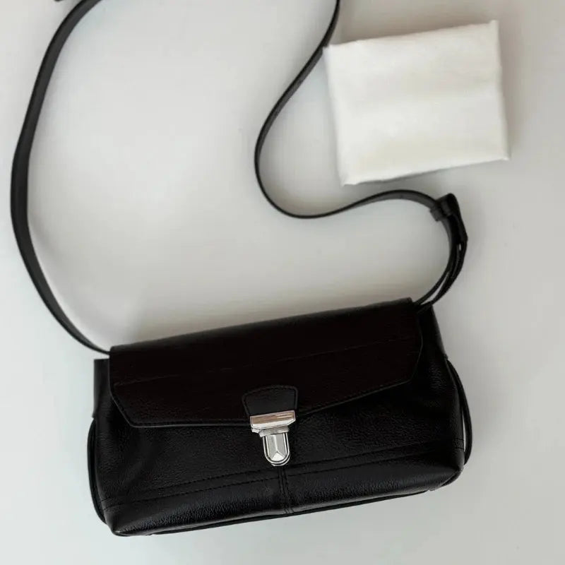 2025 New Vintage Street Trend Brand Hot Selling High Quality Vegetable-Tanned Cowhide Crossbody Bag Luxury Designer Novara Shop