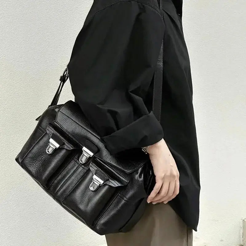 2025 New Vintage Street Trend Brand Hot Selling High Quality Vegetable-Tanned Cowhide Crossbody Bag Luxury Designer Novara Shop