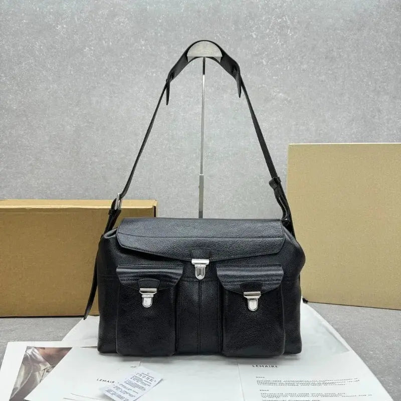 2025 New Vintage Street Trend Brand Hot Selling High Quality Vegetable-Tanned Cowhide Crossbody Bag Luxury Designer Novara Shop