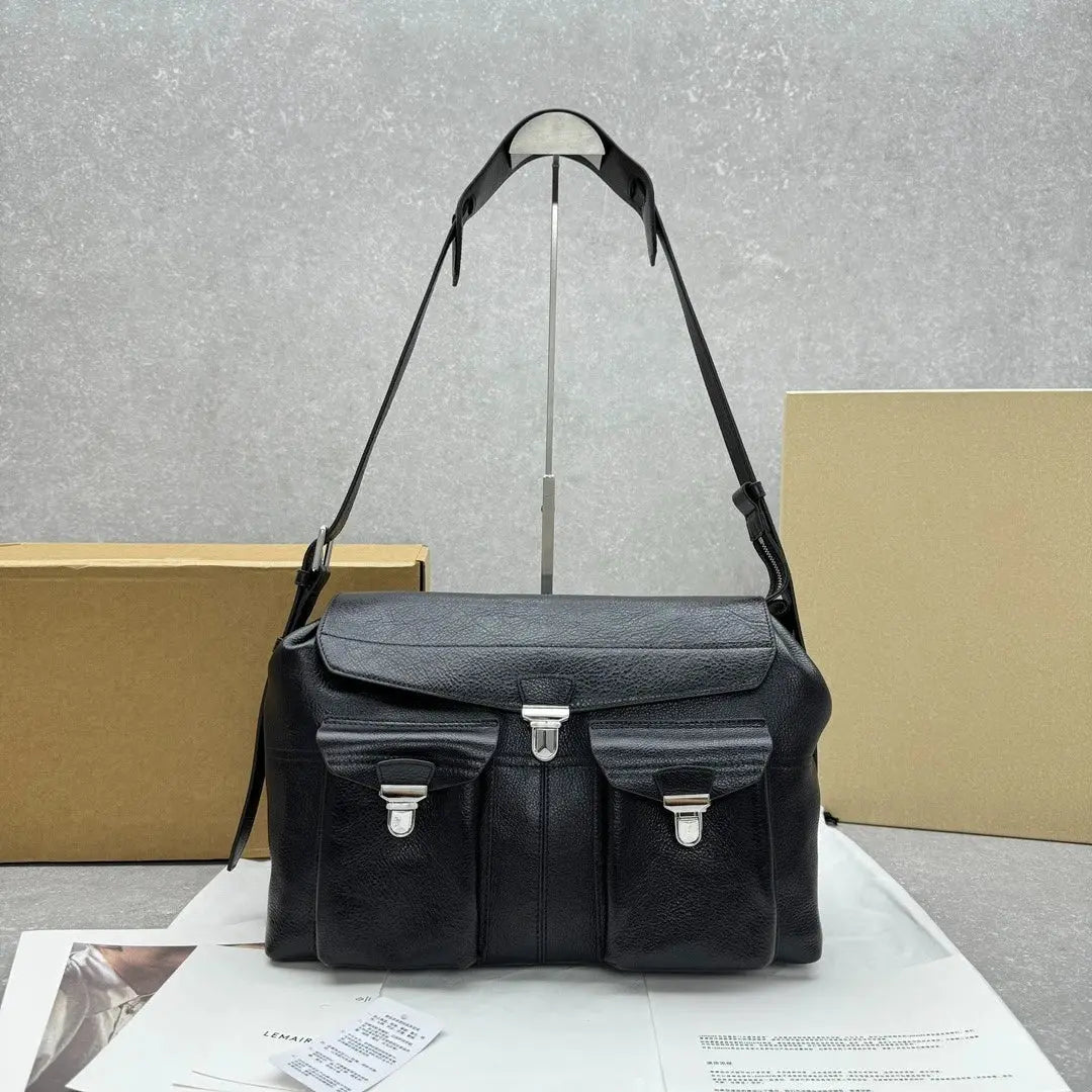 2025 New Vintage Street Trend Brand Hot Selling High Quality Vegetable-Tanned Cowhide Crossbody Bag Luxury Designer Novara Shop