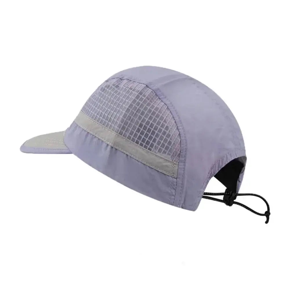 Letter Printing Quick-drying Hat Drawstring Design Japanese Style Short Brim Baseball Cap Thin Adjustable Sun Visor Cap Unisex Novara Shop