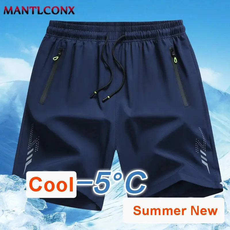 Newest Summer Shorts Men Gym Sport Running Fitness Workout Man Short Pants Breathable Quick-drying Drawstring Men&