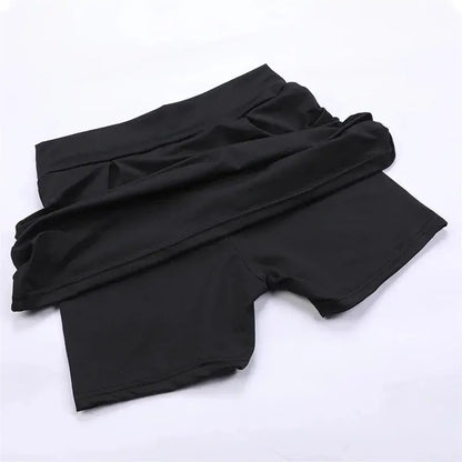 Summer Women Sprints Tennis Dance Fitness Short Skirts Quick Drying Solid Female Lining High Waist Mini Skirts Shorts DF4987 Novara Shop