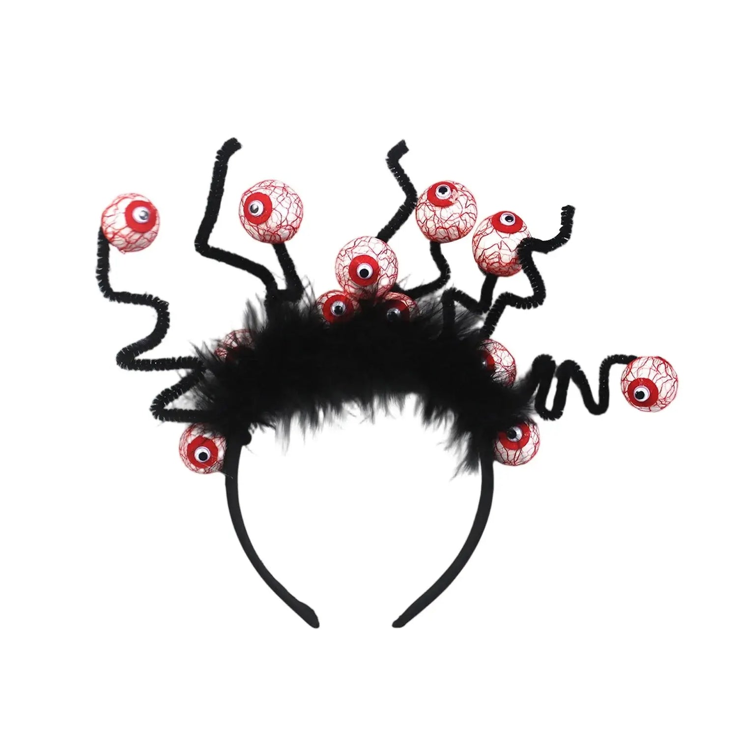 Halloween Eyeball Headband Creepy Party Hair Accessory Gothic Festival Costume Prop Spooky Hair Clip Horror Cosplay Decoration Novara Shop