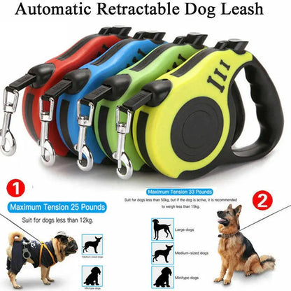 Retractable Dog Leash | Automatic  Dog Leash | Novara Shop