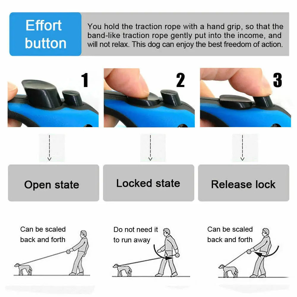 Retractable Dog Leash | Automatic  Dog Leash | Novara Shop