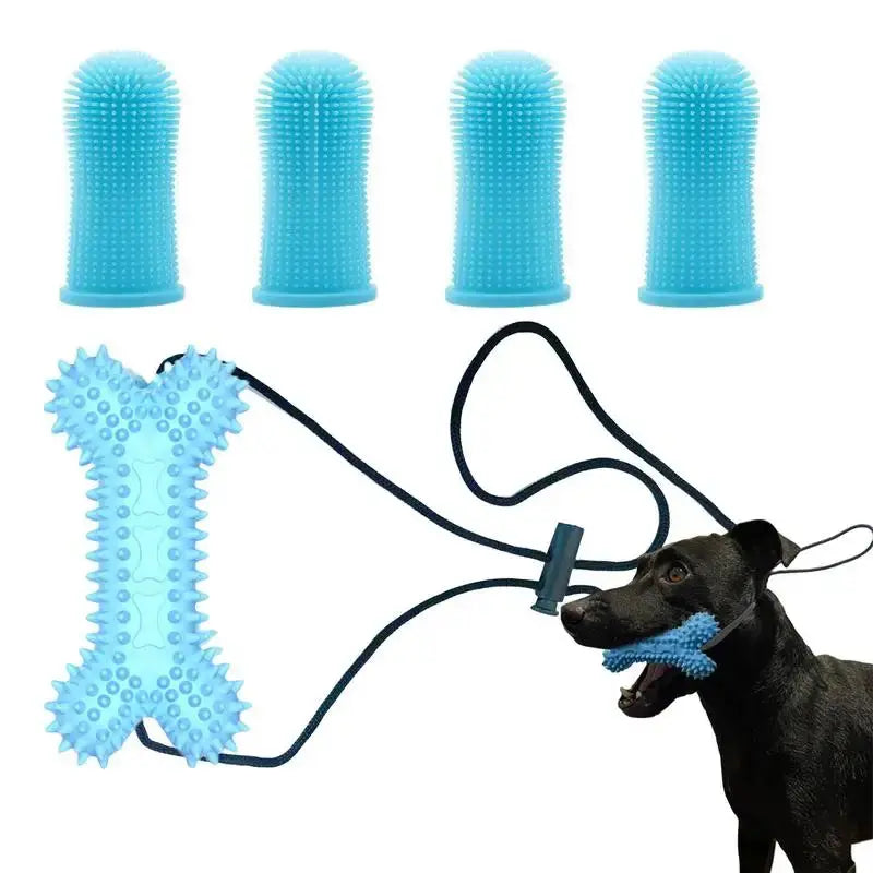 Finger Toothbrush For Dogs Cat Toothbrush Puppy Tooth Brushing Kit Dog Toothbrush Pet Supplies Dog Teeth Cleaning Wipes For Home