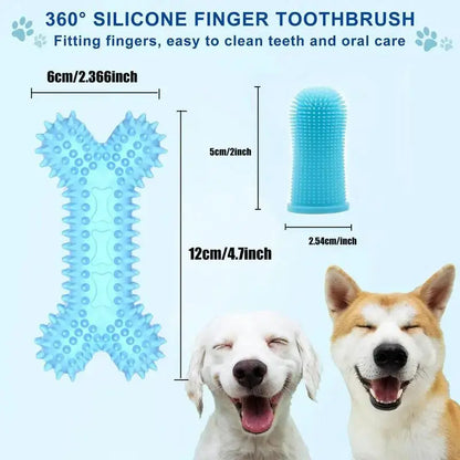 Finger Toothbrush For Dogs Cat Toothbrush Puppy Tooth Brushing Kit Dog Toothbrush Pet Supplies Dog Teeth Cleaning Wipes For Home