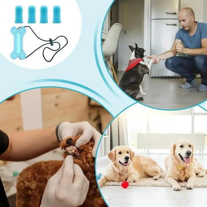 Finger Toothbrush For Dogs Cat Toothbrush Puppy Tooth Brushing Kit Dog Toothbrush Pet Supplies Dog Teeth Cleaning Wipes For Home