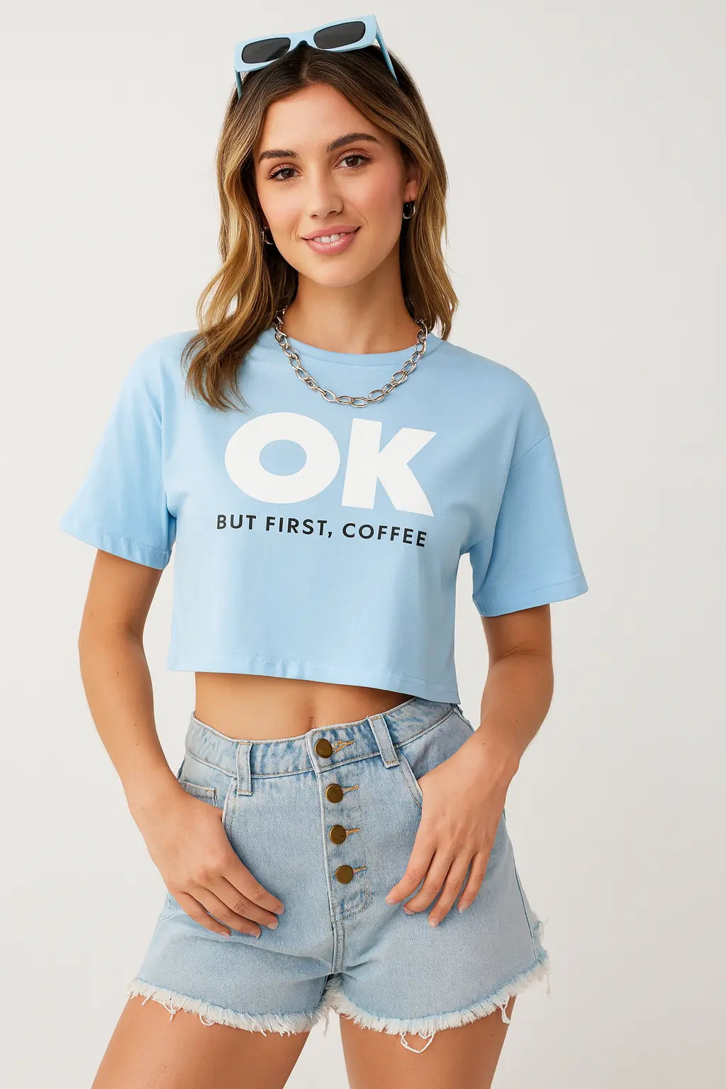 OK Coffee Crop Tee Women